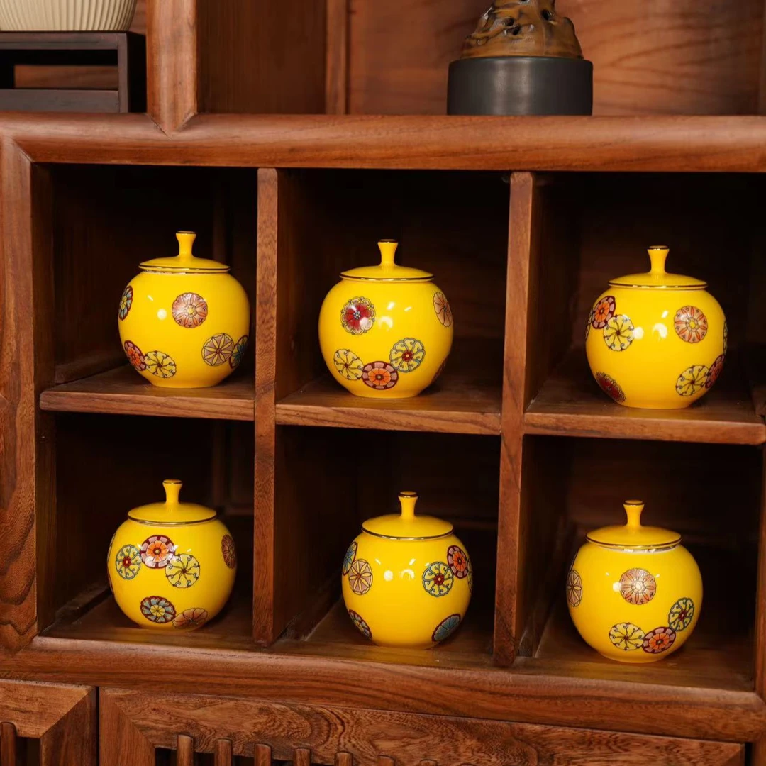 云南石斛切片金钗紫色石斛片陶瓷罐装