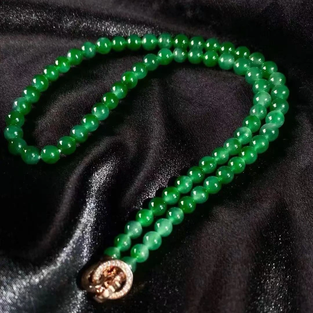 合金项链 绿色项链手链卡8MM多样性拍一发一