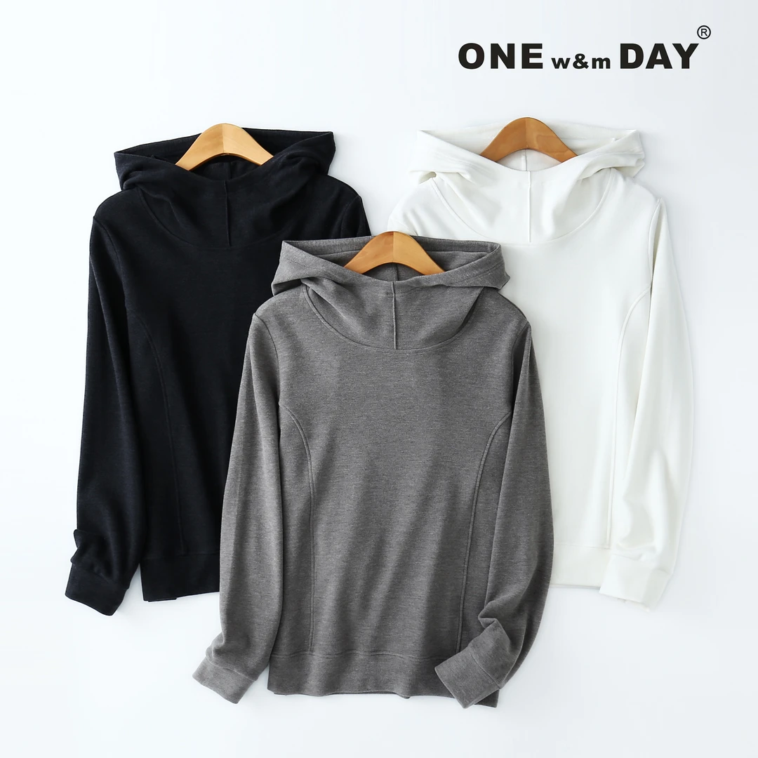 Yun Shen-「外贸双面德绒连帽衫」秋休闲时尚德绒连帽衫S321120-O