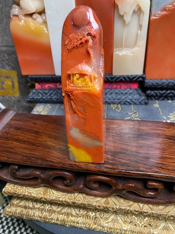 松下雅居印章石书法章