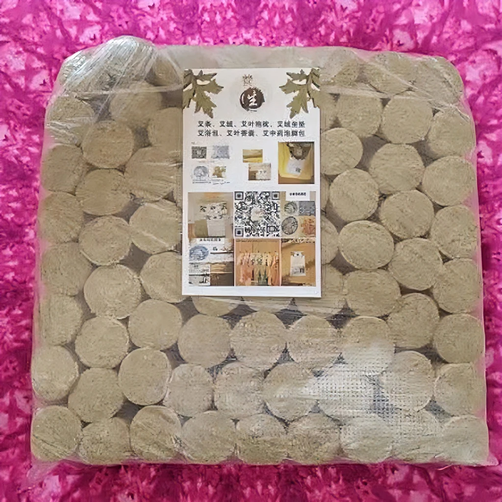 北纬37度艾阴干野生四年陈艾手工艾柱 妇科艾柱疼痛类艾灸组合