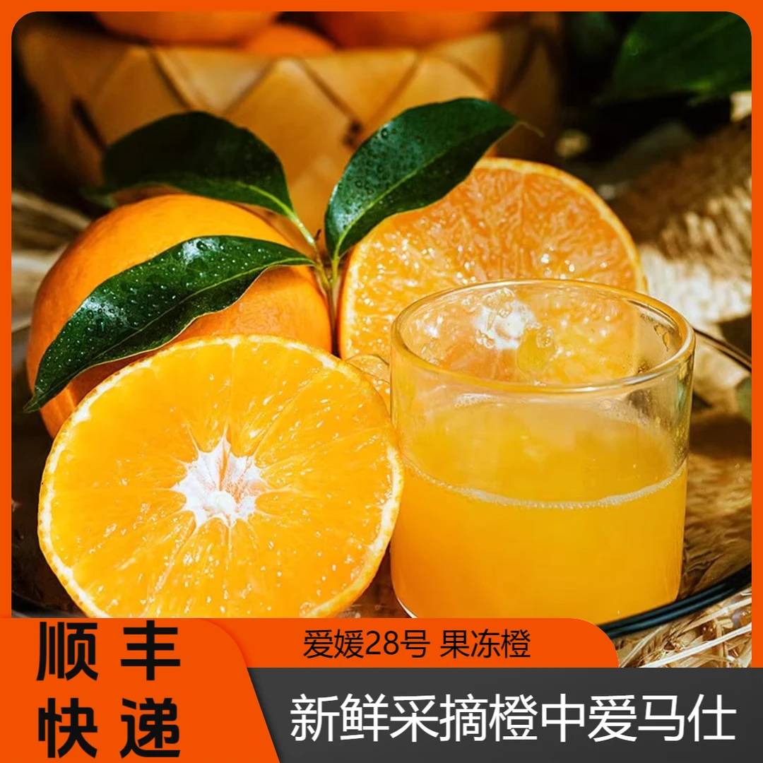 【顺丰快递】福建爱媛果冻橙28号柑橘清甜可口1分酸新鲜水果