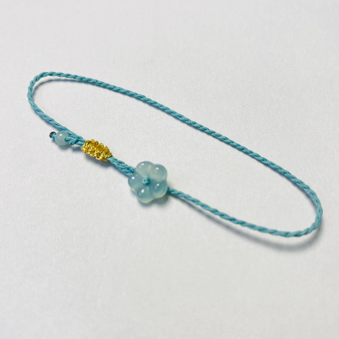 翡翠手绳有钱花，纯天然翡翠A货，定制产品需联系客服报手围