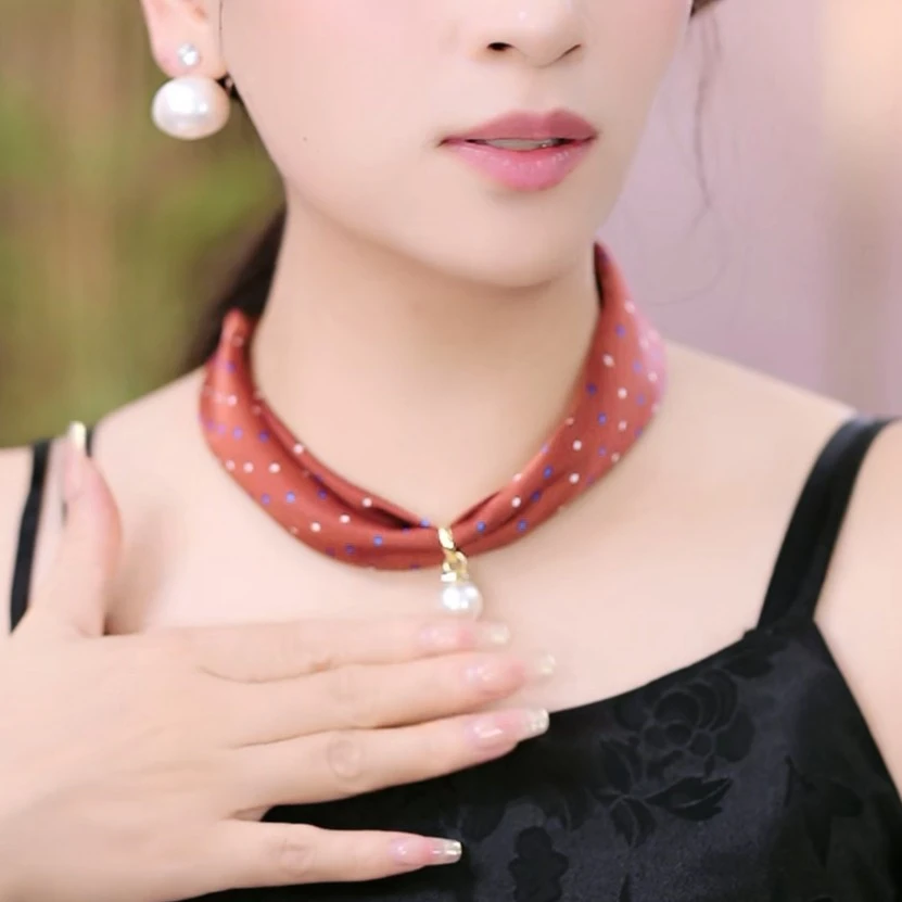 丝巾时尚饰品装饰女士气质编织百搭个性小众优雅