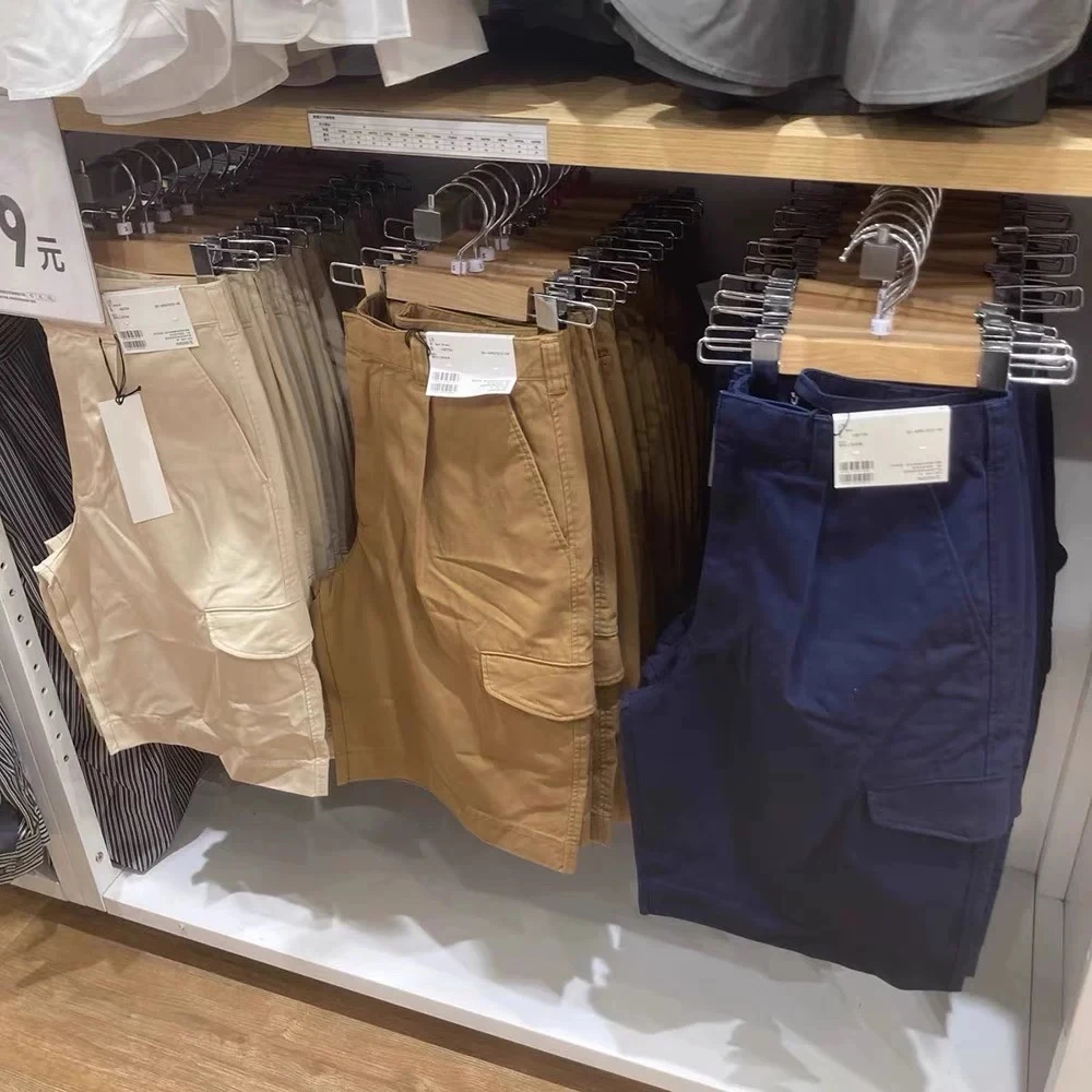 水洗纱卡！试衣间夏季男士工装多袋复古棉质多袋休闲五分裤短裤
