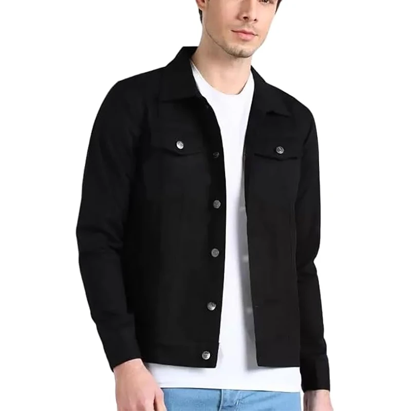 柜子货！春秋男士户外翻领时尚修身百搭帅气长袖休闲男外套夹克