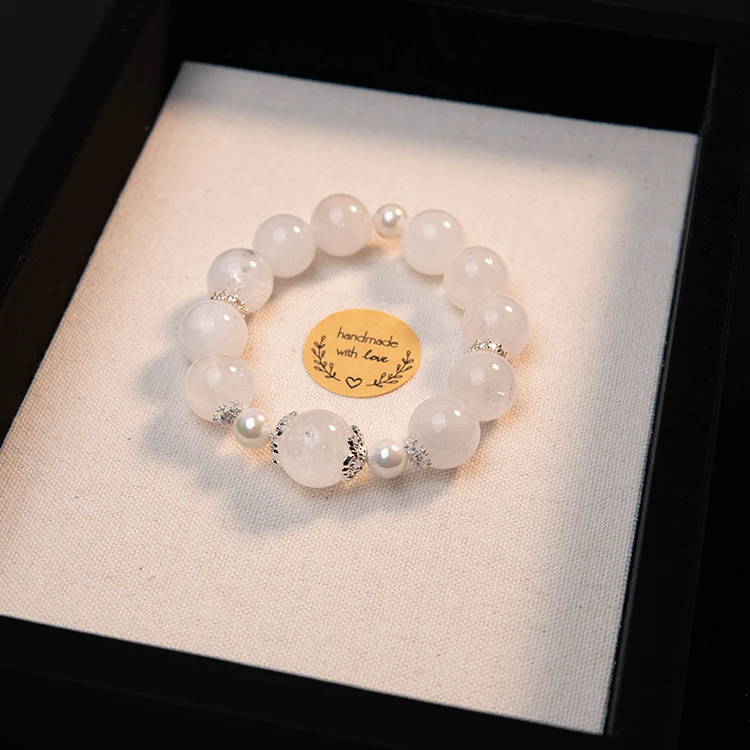 1204-原创丨雪花幽灵水晶手串