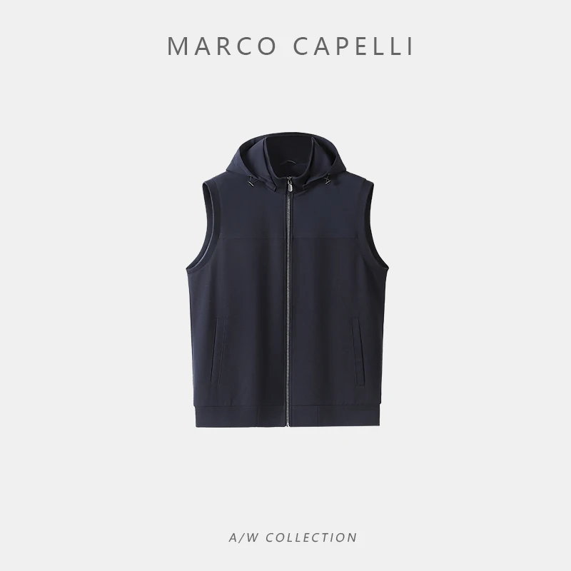 176-秋冬款宽松常规款翻领马甲外套上衣男款休闲外套【824592】