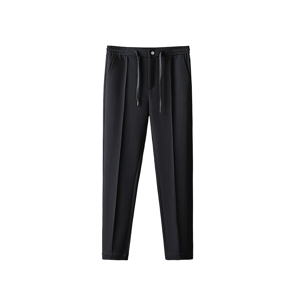 A37-秋冬百搭舒适新款卫裤 男士修身直筒休闲长裤-A766