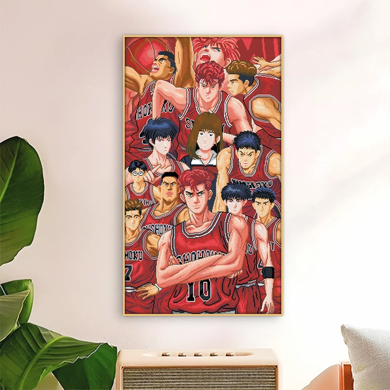 【KS经典图】KS钻石画灌篮高手钻石贴个性艺术手工DIY客厅卧室挂画