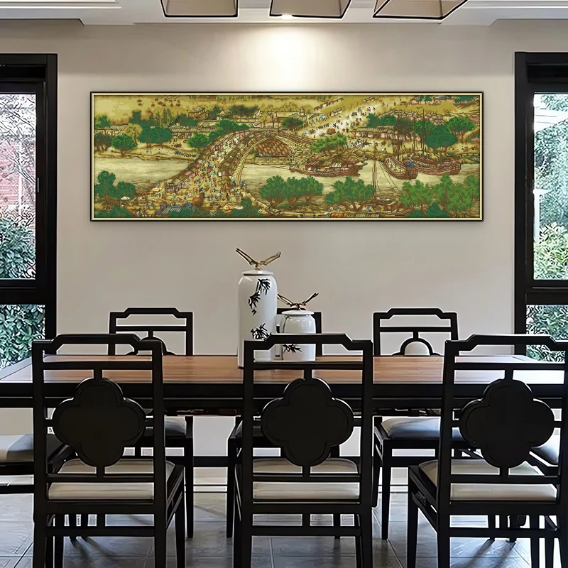 【KS经典图】KS钻石画清明上河图钻石贴满钻全贴手工DIY客厅挂画