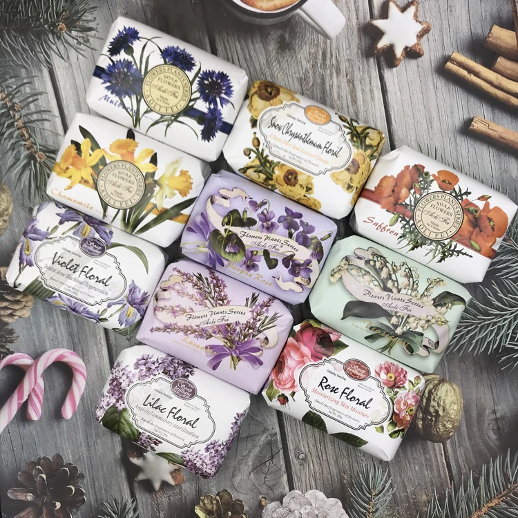 奥利菲制皂辉煌香皂 植物皂200g洗手洗脸精油皂 玫瑰茶树紫丁香