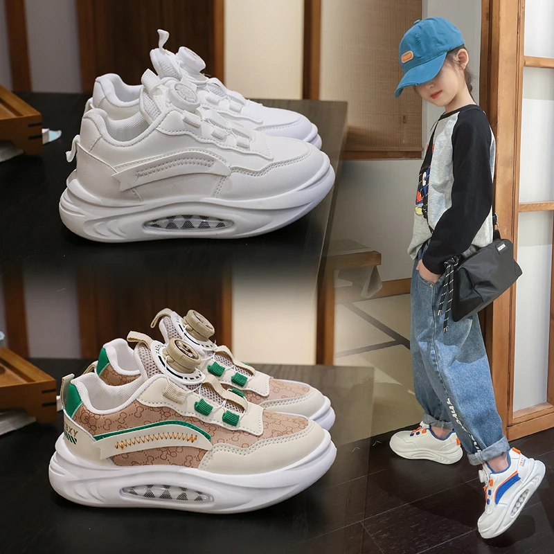 运动鞋女2024童鞋秋冬季新款轻便防滑女童校园男童运动鞋866