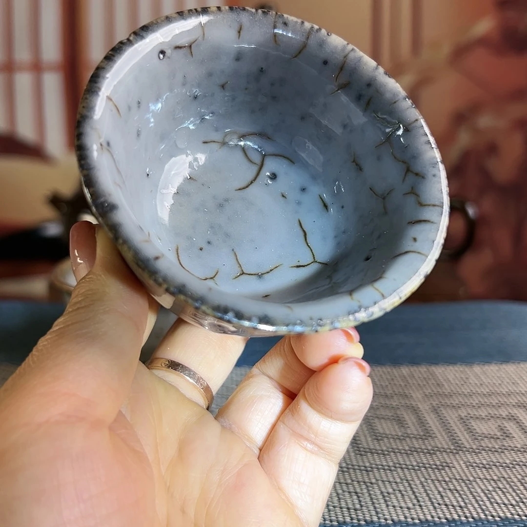 纯手工主人杯原矿釉煤烧制