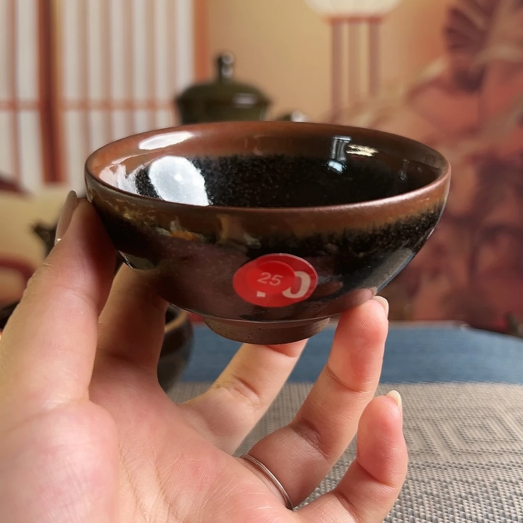 纯手工乌金黑主人杯