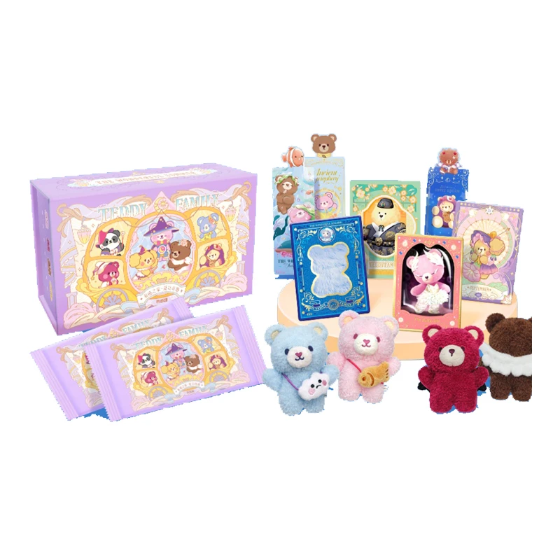 【正版精品】有多趣正版授权《Teddy Family泰迪之家》第三弹收藏盲盒