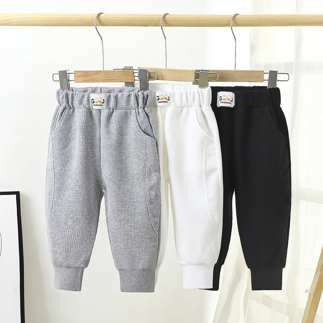 2024儿童新款裤子男童女童运动裤宝宝长裤卫裤打底裤宽松童裤
