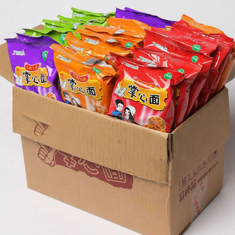 【杨哥甄选推荐】九洲五味掌心脆干吃干脆方便面整箱火鸡面网红小