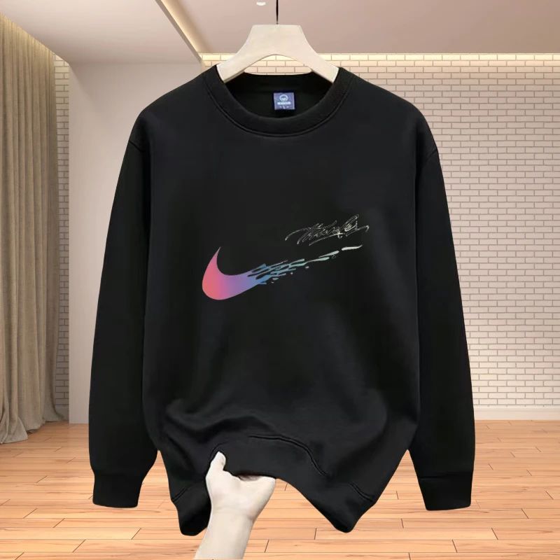 2024男女款时尚休闲秋冬季潮牌高质量圆领情侣百搭长袖保暖卫衣
