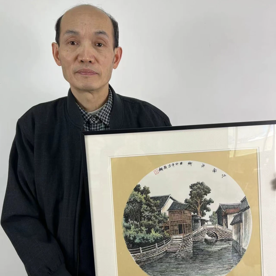 手绘国画定制链接-刘钢-非定制勿拍-山水-人物-生肖