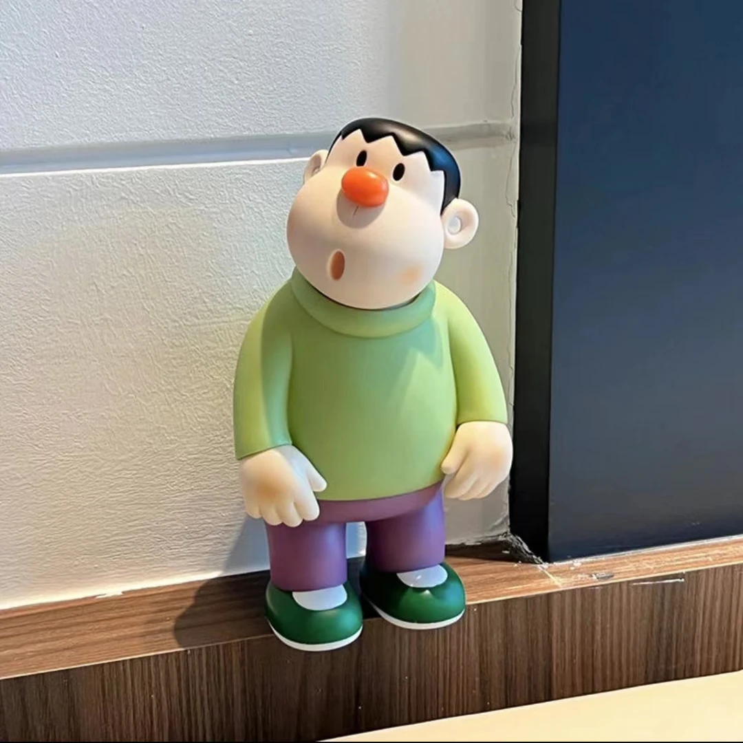 23CM歪头胖虎手办桌面摆件家居饰品入户玄关客厅卧室装饰品摆件