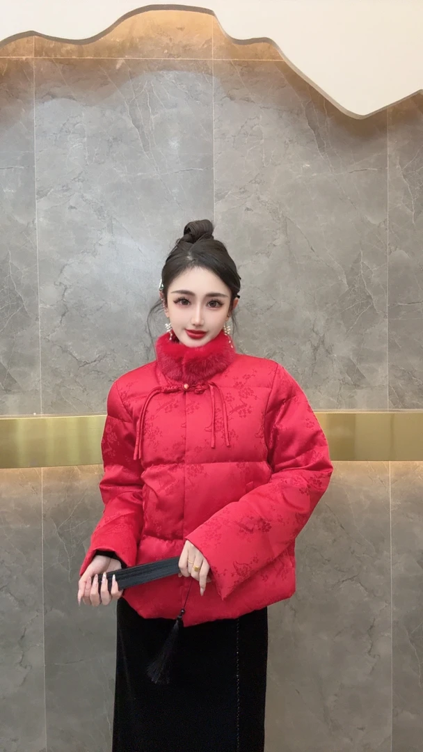 3221新国潮高领编织扣外套2