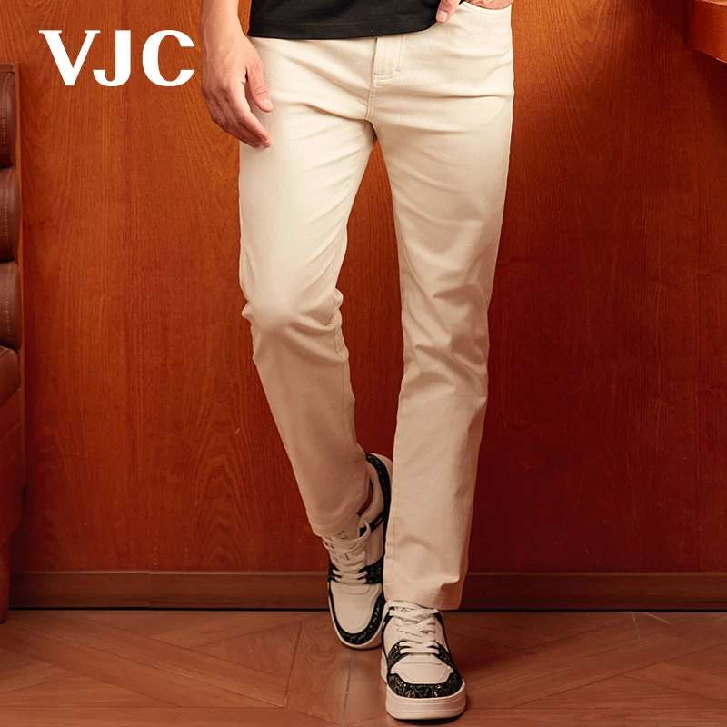 VJC/威杰思【专柜同款】秋季新款男装休闲裤时尚长裤D24CP3771