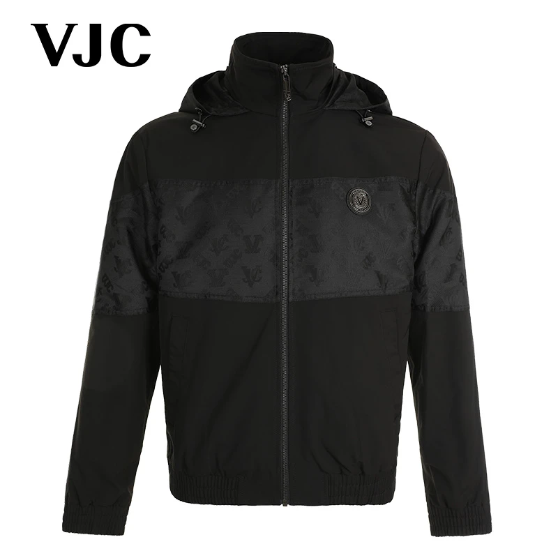 VJC/威杰思秋冬新款男装棉服外套连帽保暖时尚外套 B23DI1628