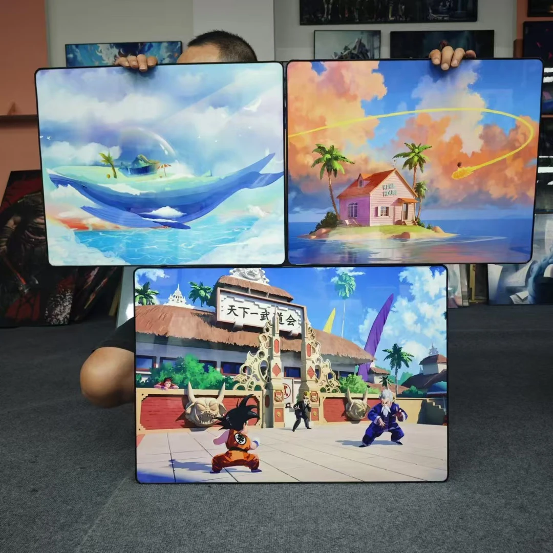 《天下一武道会三联幅》现代动漫装饰画 40*60+30*40*2