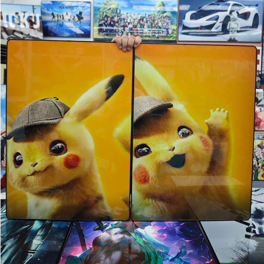 《皮卡丘40*60*2》PVC现代动漫装饰画  P75-P76