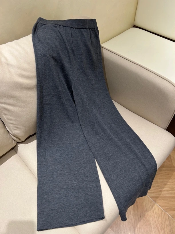 【予恩私服】羊毛桑蚕丝休闲裤早秋系列