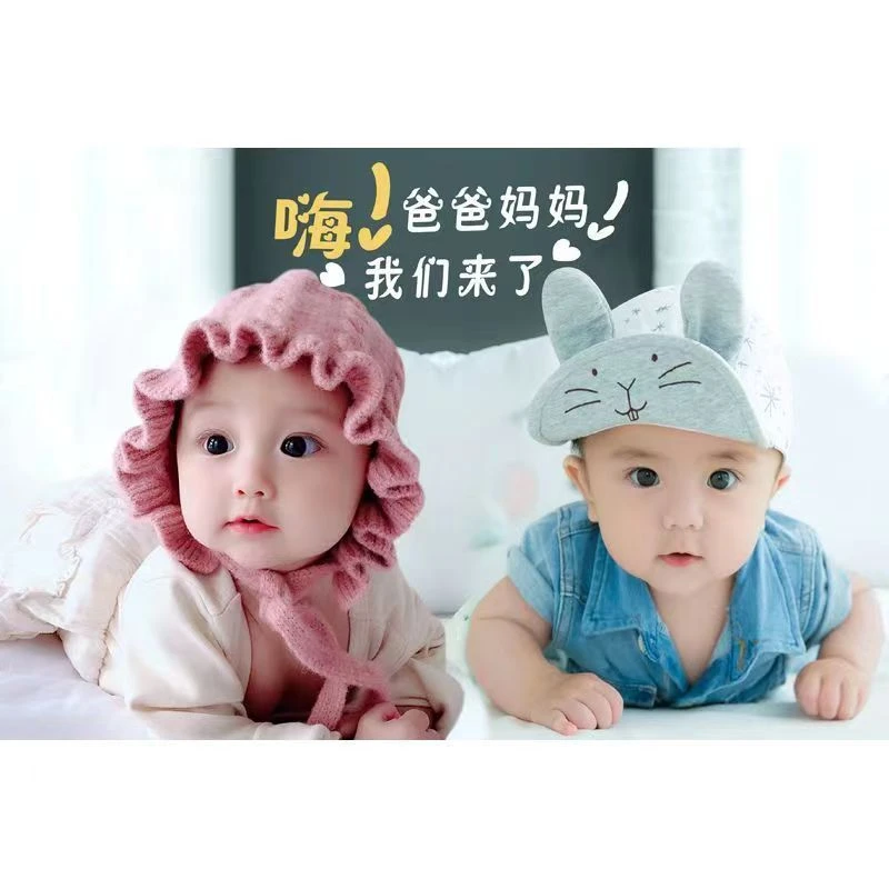 龙凤宝宝满月贴纸海报漂亮可爱男婴儿画耐高温教早教超大图片墙贴