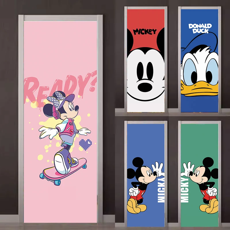 创意卡通洗手间门贴纸整张自粘装饰遮丑卫生间玻璃衣柜旧房门贴画