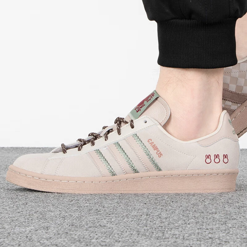 阿迪达斯Adidas三叶草男子CAMPUS 80S米菲兔新年款运动板鞋IE1900