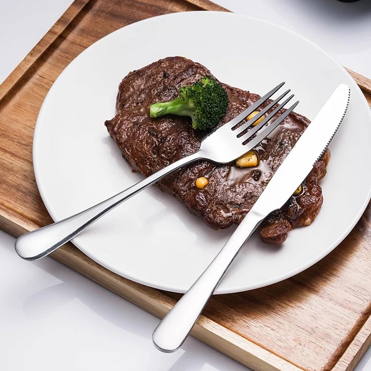 不锈钢西餐刀叉餐具酒店黄油刀牛排刀叉牛扒猪扒餐具家用商用