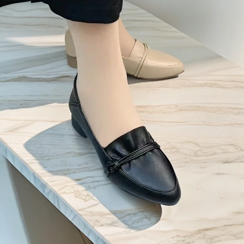 839新款尖头舒适浅口平底女鞋