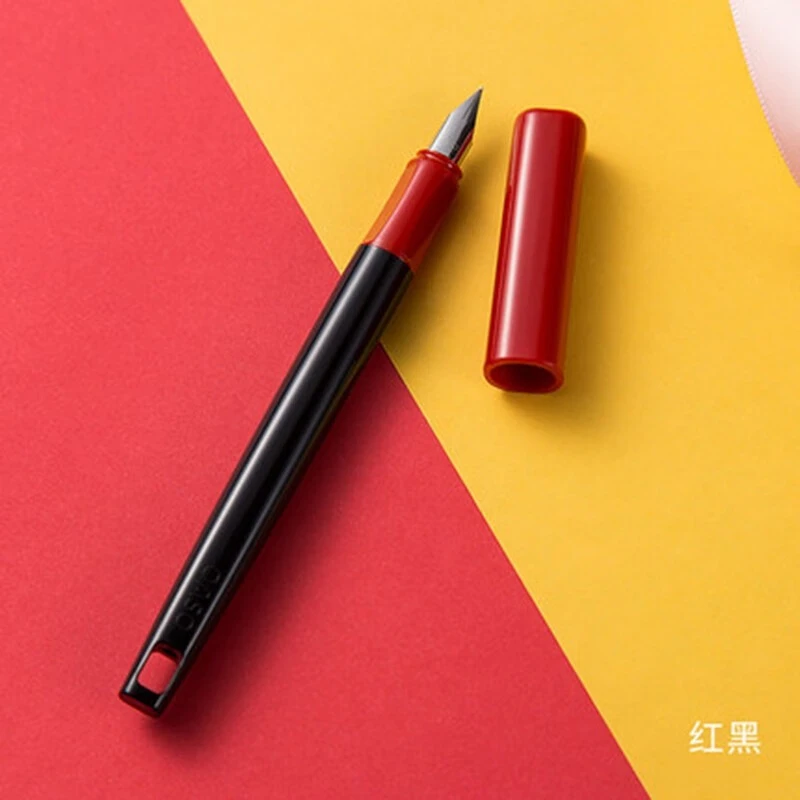 优尚s009正姿钢笔小学生三年级练字成人日常写字练字墨囊两用笔EF