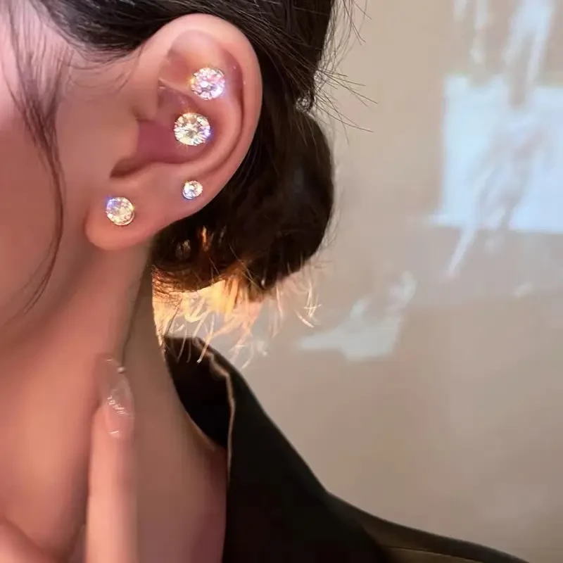 合金耳饰 耳骨钉无耳洞耳饰磁吸耳夹无耳洞耳骨夹耳钉耳蜗钉耳饰