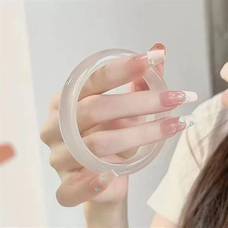 时尚经典白月光手镯白月光玉镯