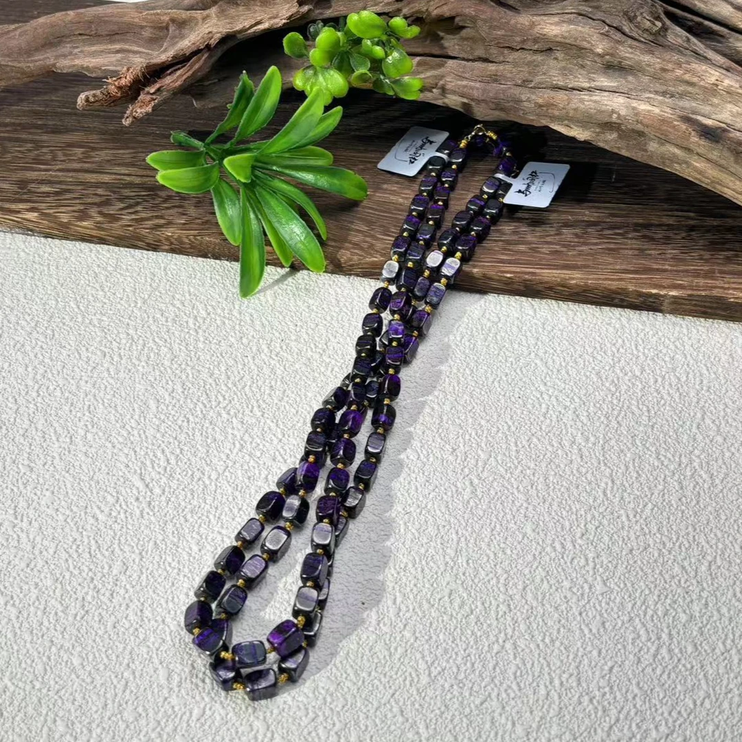 【祁恩珠宝】丝绒棱柱舒俱来项链D061105——多样性发单一