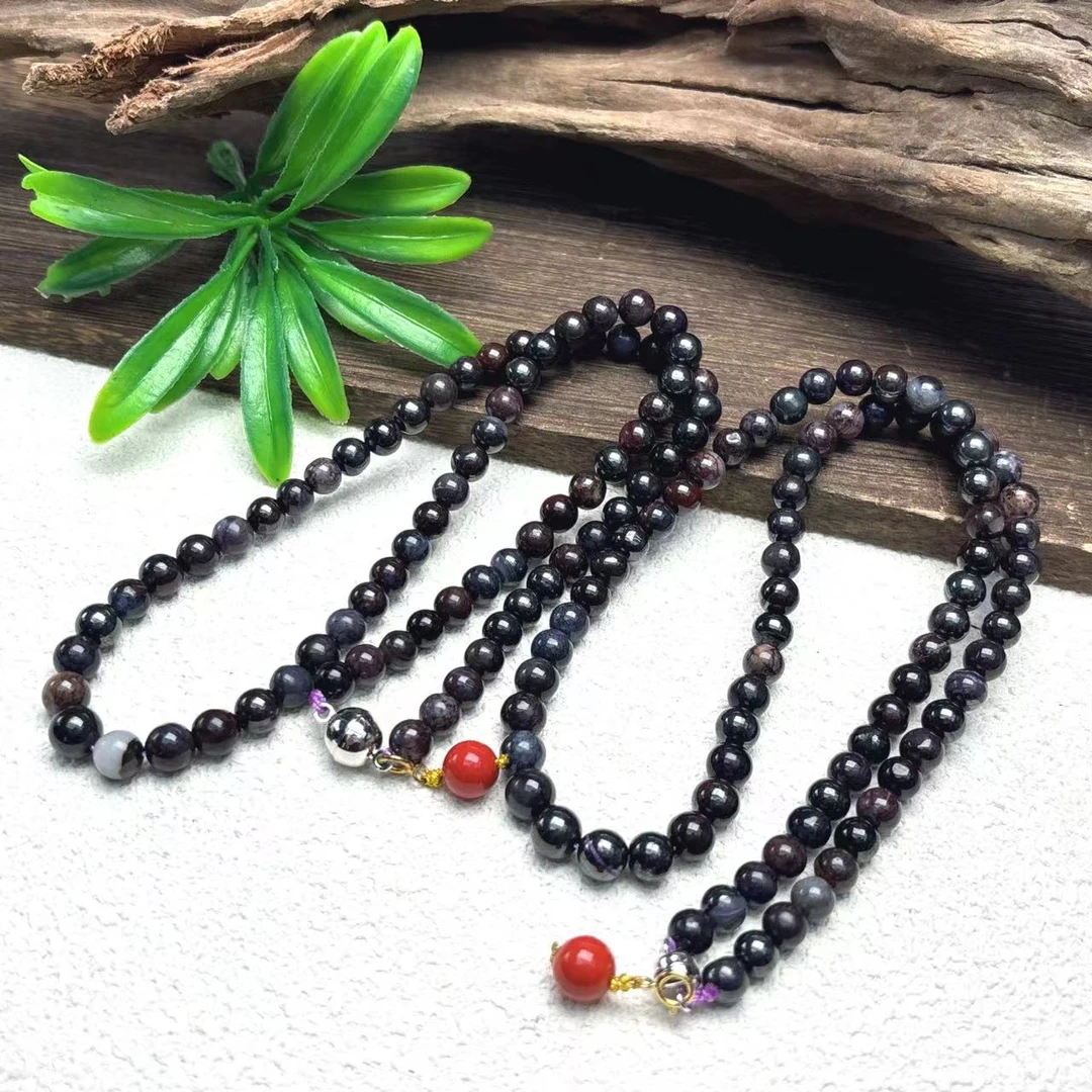 【祁恩珠宝】辰砂DIY舒俱来项链D091203—多样性发单—