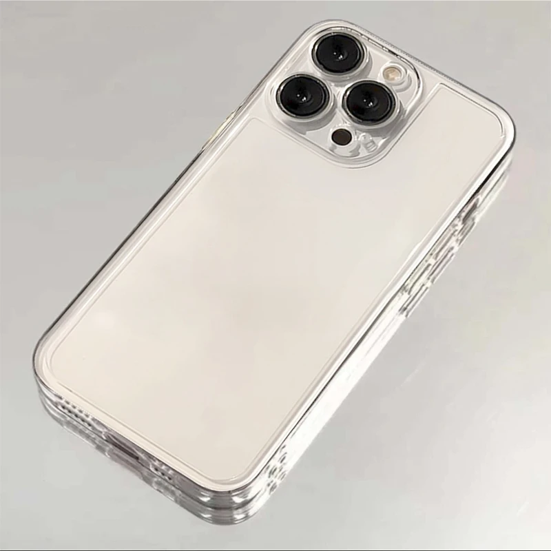 ins简约高级透明适用iPhone15/14promax手机壳苹果13/12/11软套xr