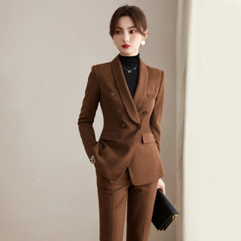 芭妃娅高级感炸街西装外套女高端休闲时尚气质秋冬厚西服套装大牌