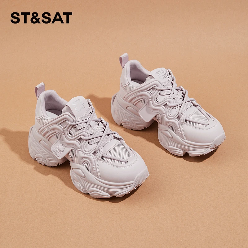 St&Sat/星期六官方正品新款老爹鞋百搭休闲鞋时尚潮流运动鞋女款