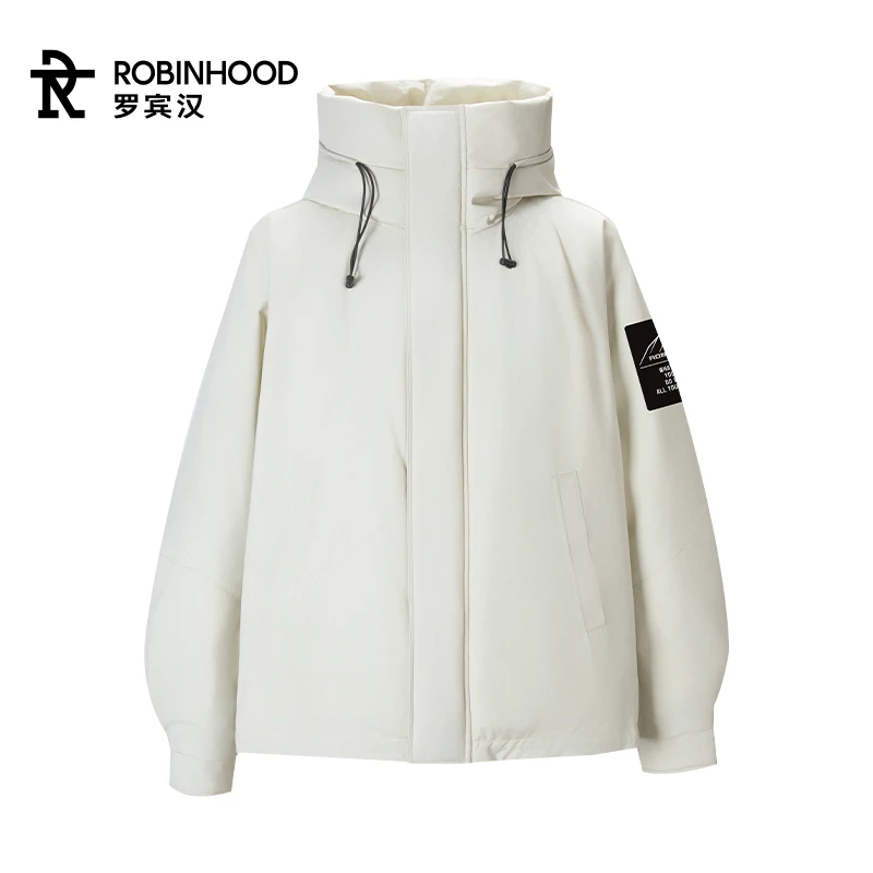 罗宾汉官方旗舰店男女同款户外运动休闲羽绒服—R048Y51143