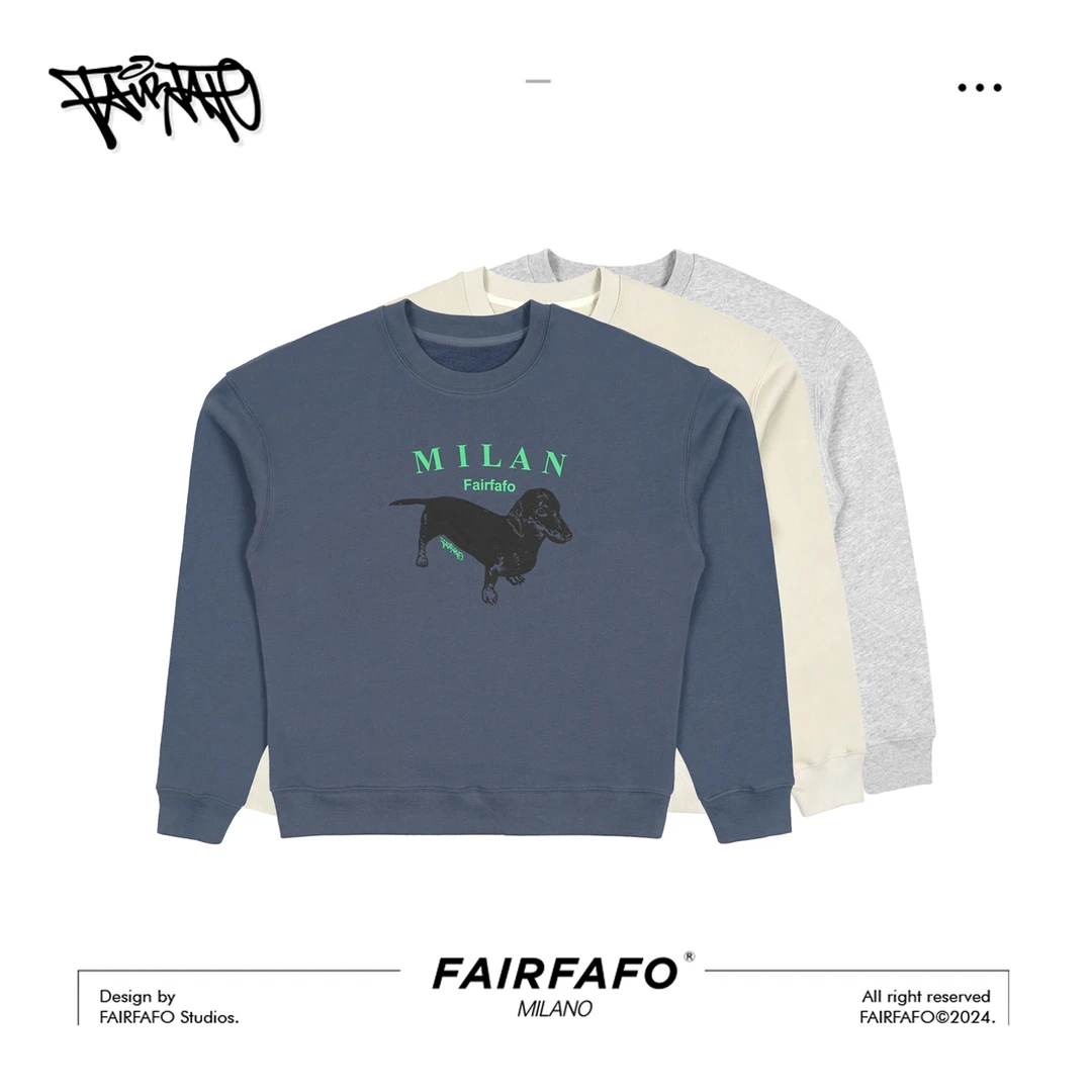 【字母小狗圆领卫衣】WYRP311154