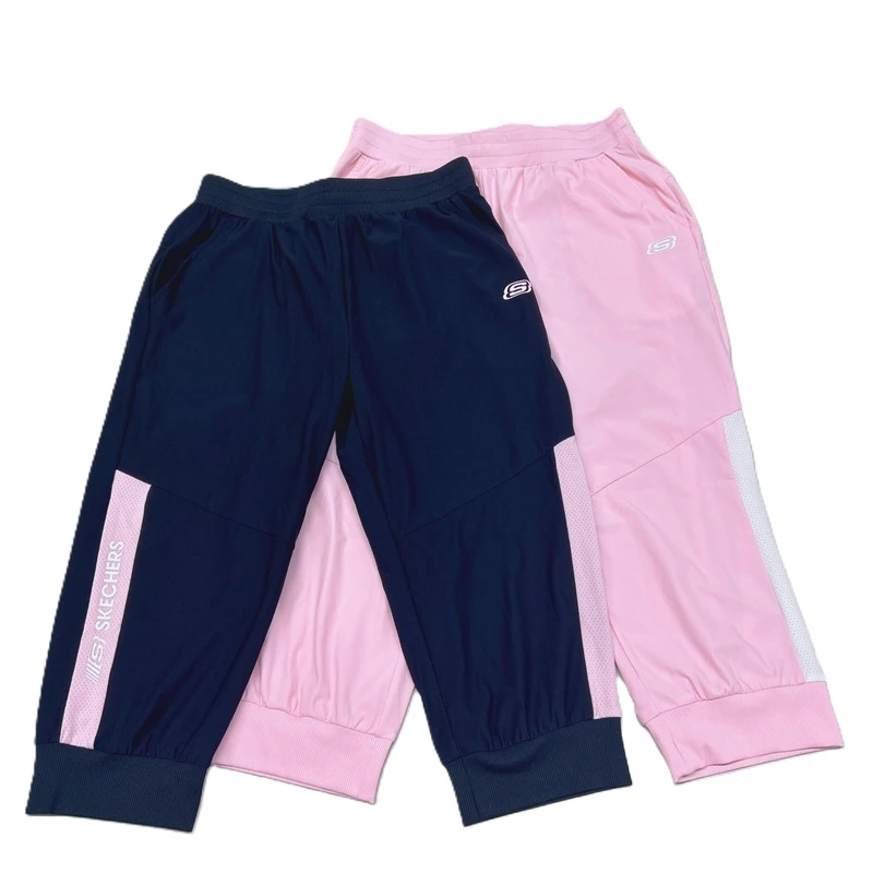 SKECHERS/斯凯奇P222G036女童运动针织七分裤120-165