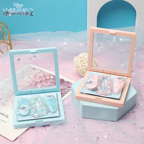 PINKY正品冰雪艾莎公主手环链发夹组合