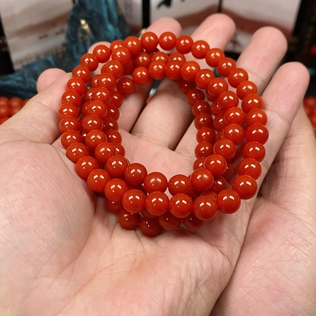 【闪购商品】玛瑙/玉髓保山料手串未镶嵌秀****间