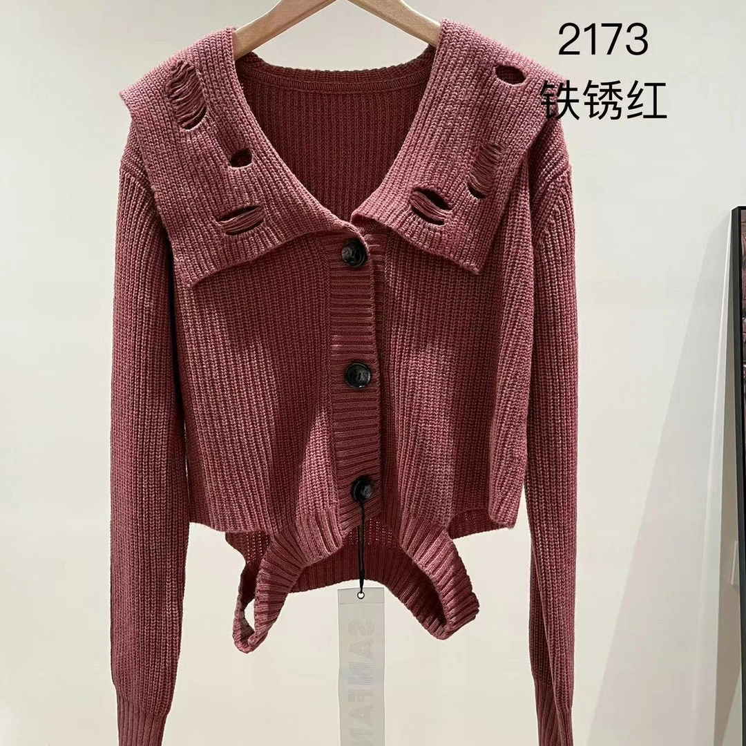 2173  WANGDAN（部分无洗水唛介意慎拍) 新款针织衫